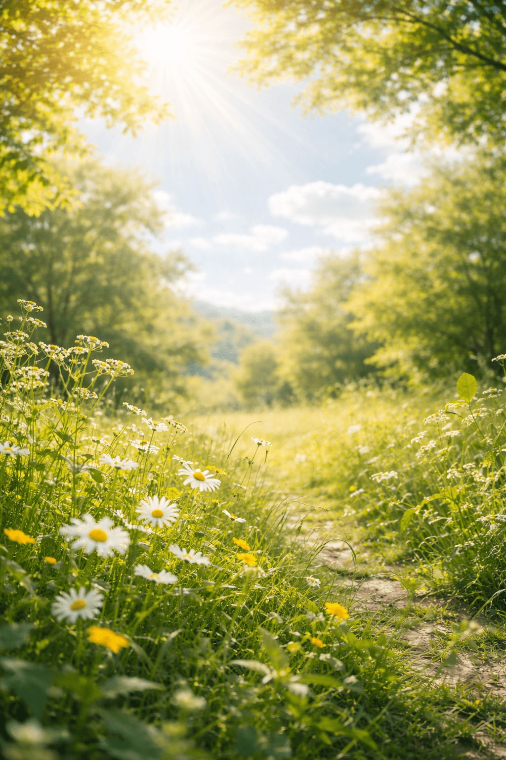 Sonniger Wiesenmoment im Frühling1 Home: Ute Engelhardt Detox-Expertin
