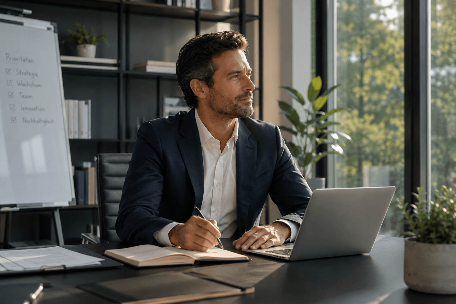 Business Man Working